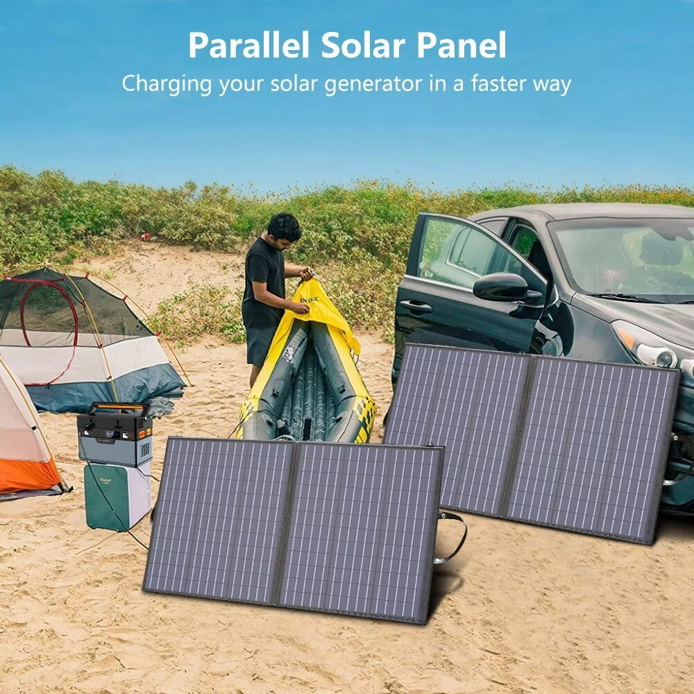 PUJIMAX 100W 18V Portable power station Foldable Solar Panel & Kits Solar Output