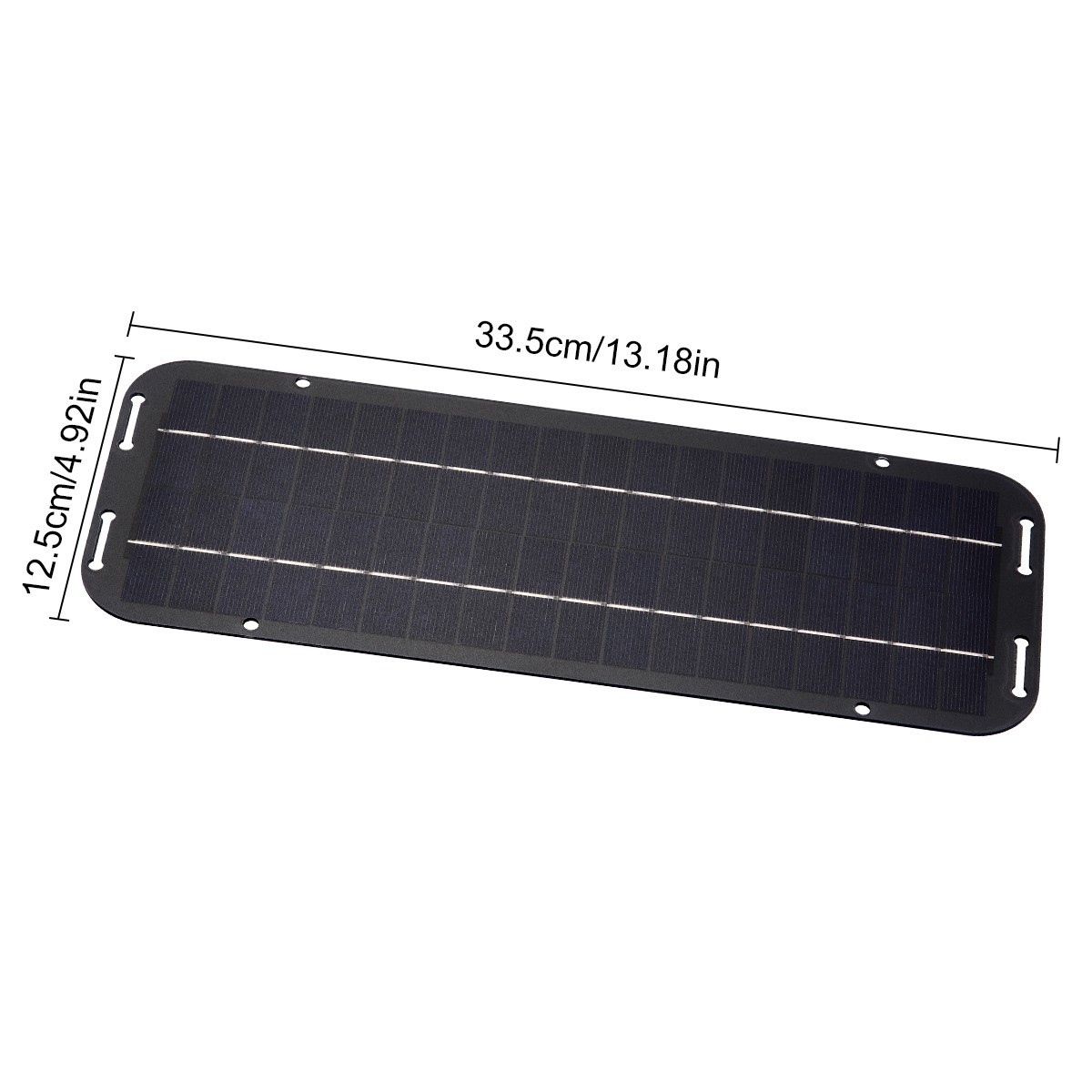 30W 12V Solar Panel Kit Trickle Charger Battery Maintainer for Car Boat RV