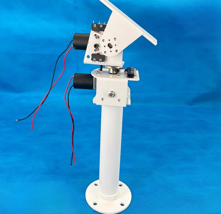 DIY DC Dual Axis Pan Tilt Solar Tracking and Monitoring Robot Heavy Load