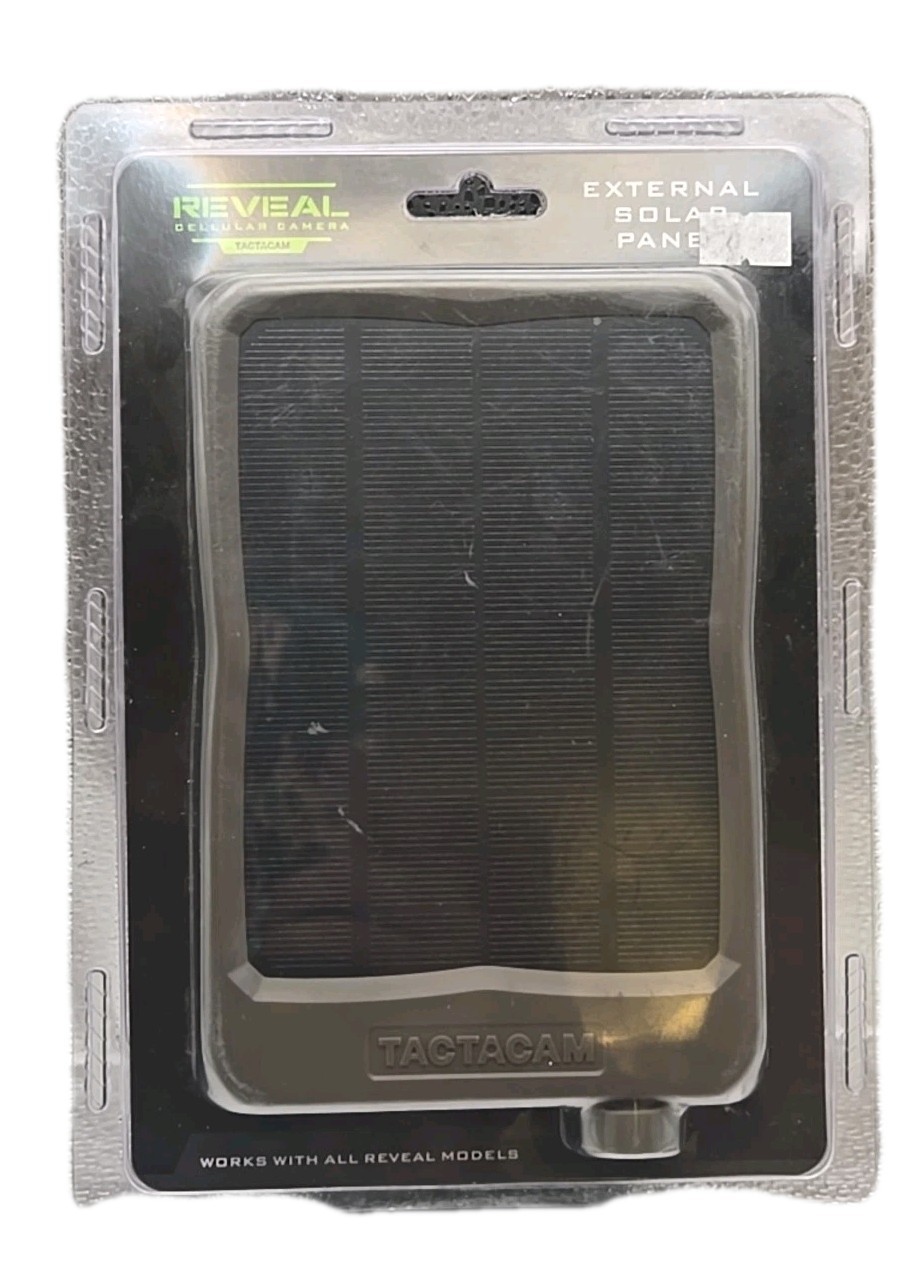 Reveal cellular camera tactacam external solar panel + battery pack bundle