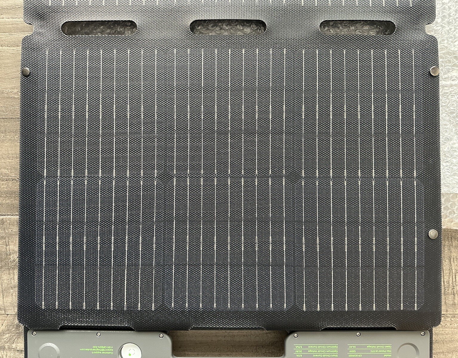 Green Pulse 120W Solar Panel Model GP-SOP001 Portable & Foldable For 300W/500W/