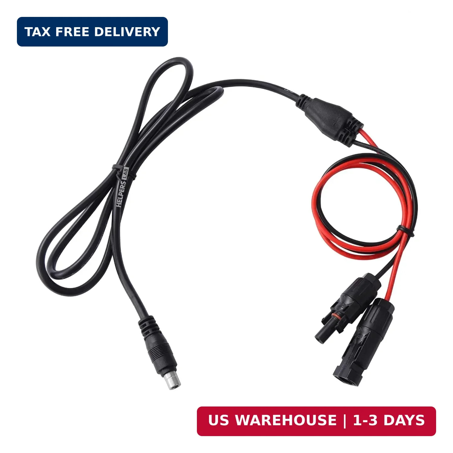 Jackery Solar Connector to DC8020 Extension Cable for Solarpanel Charging, Compa