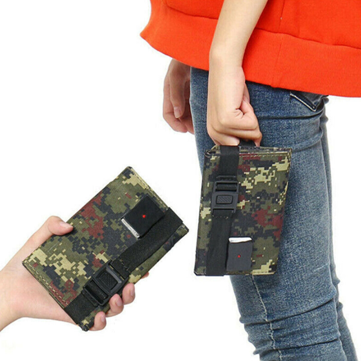 Portable 80W Folding Solar Panel Power Bank USB Battery Charger Waterproof