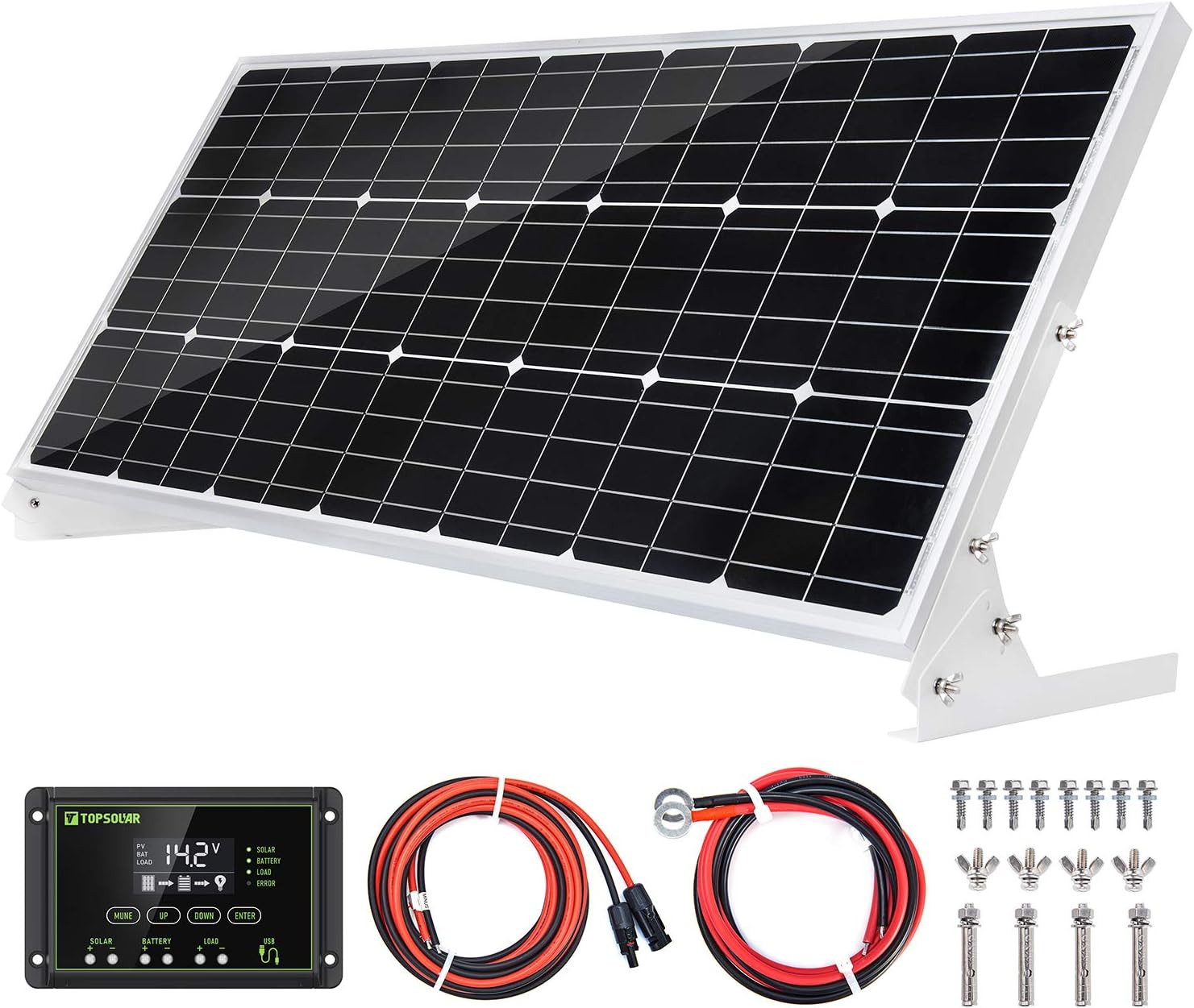 100W 12V Solar Panel Kit Battery Charger 100 Watt 12 Volt off Grid