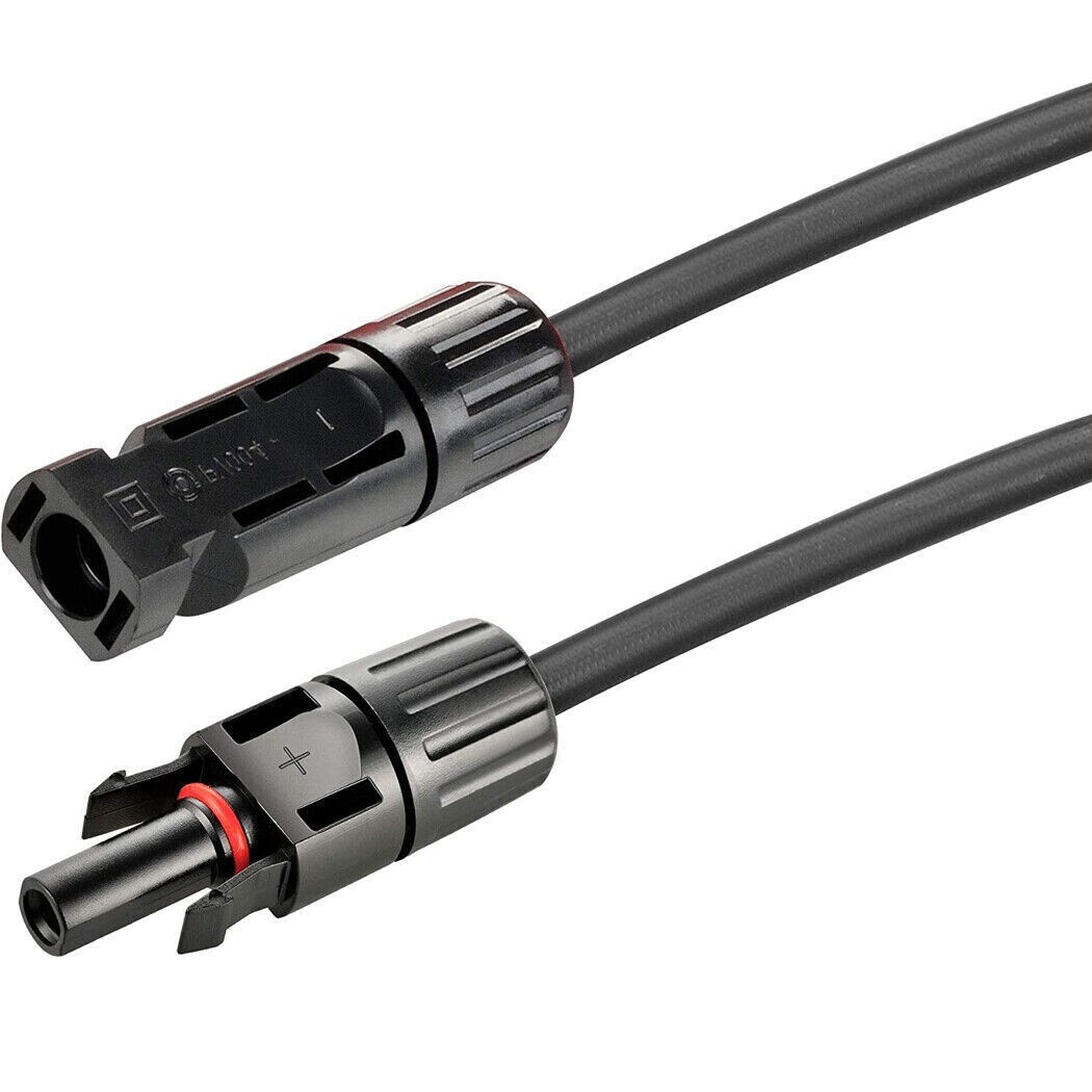 Solar Panel Extension Cable Wire Connector Regulator 2.5/4/6mm² 1M-10M