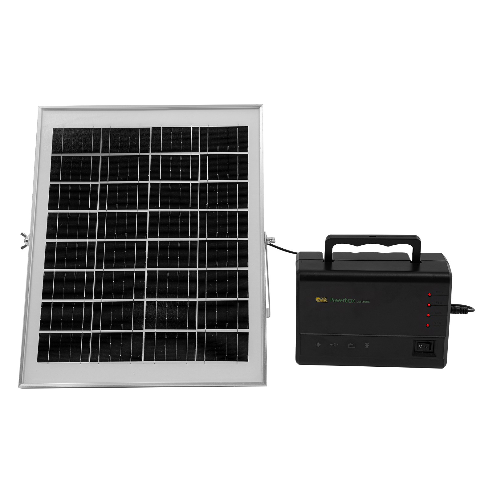 12W Power Station Solar Generator Lighting Kit Solar Light For Home Camping