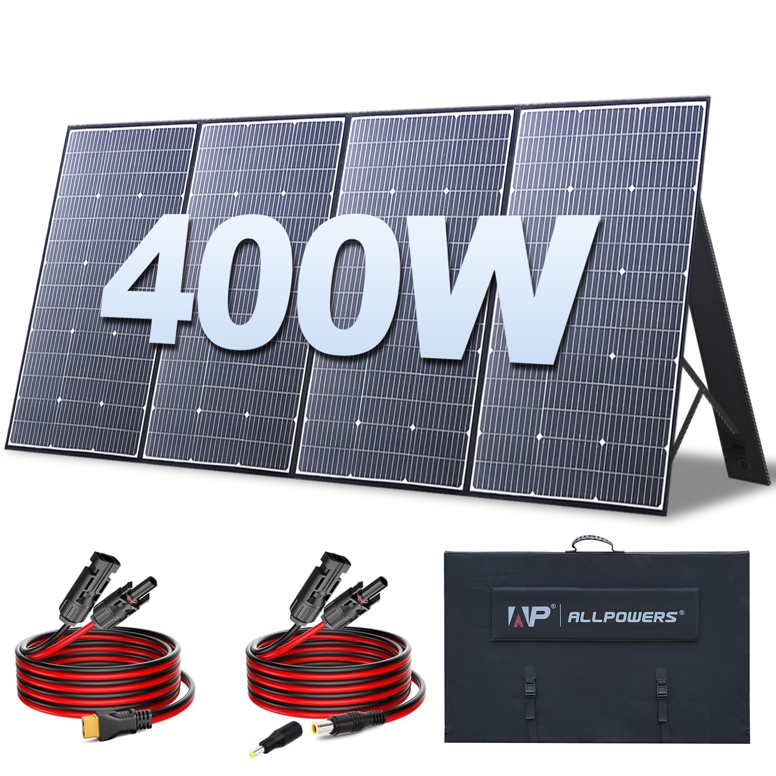 ALLPOWERS 2400W Solar Generator Power Station 400W Solar Panel For Trip Camping
