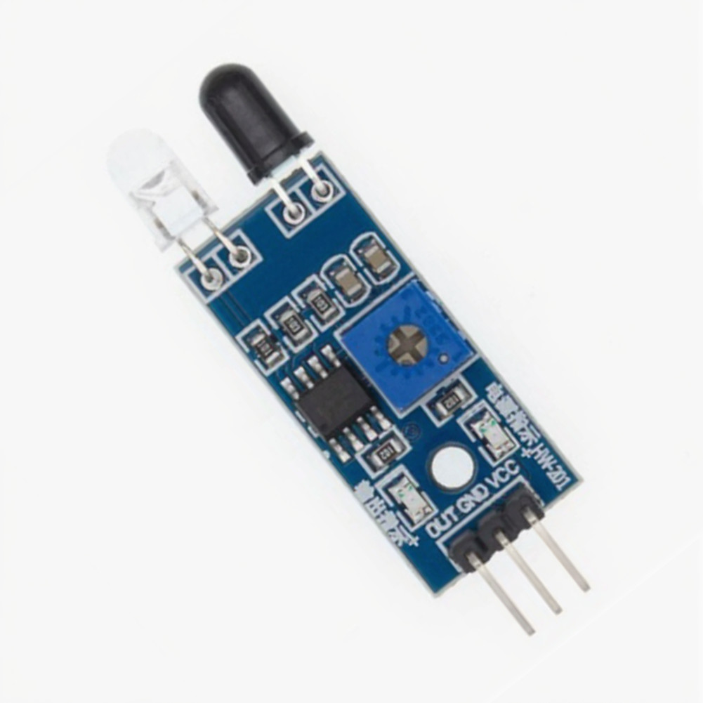 Compact IR Obstacle Avoidance Module 3.2 x 1.4 cm PCB Size with Mounting Holes