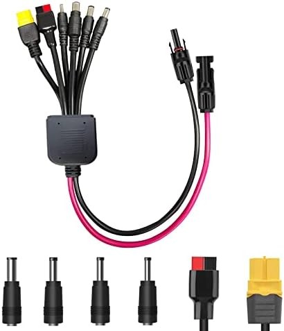 6-in-1 Solar Connector Kit with Female and Male Connectors, Universal Solar Adap