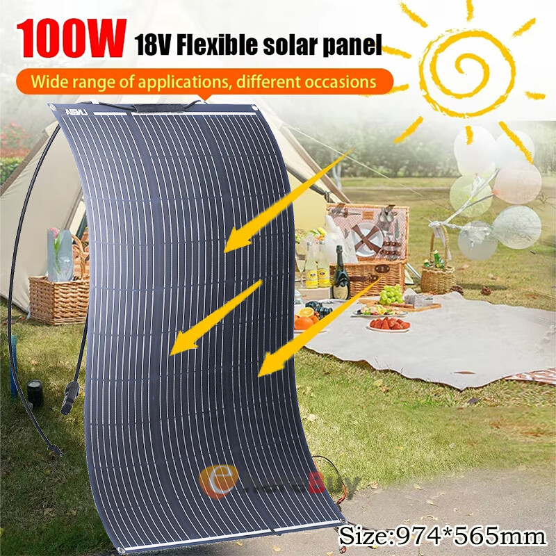 400W Solar Panel Kit Plug in Charger w/ Controller Caravan Boat RV Home Charging