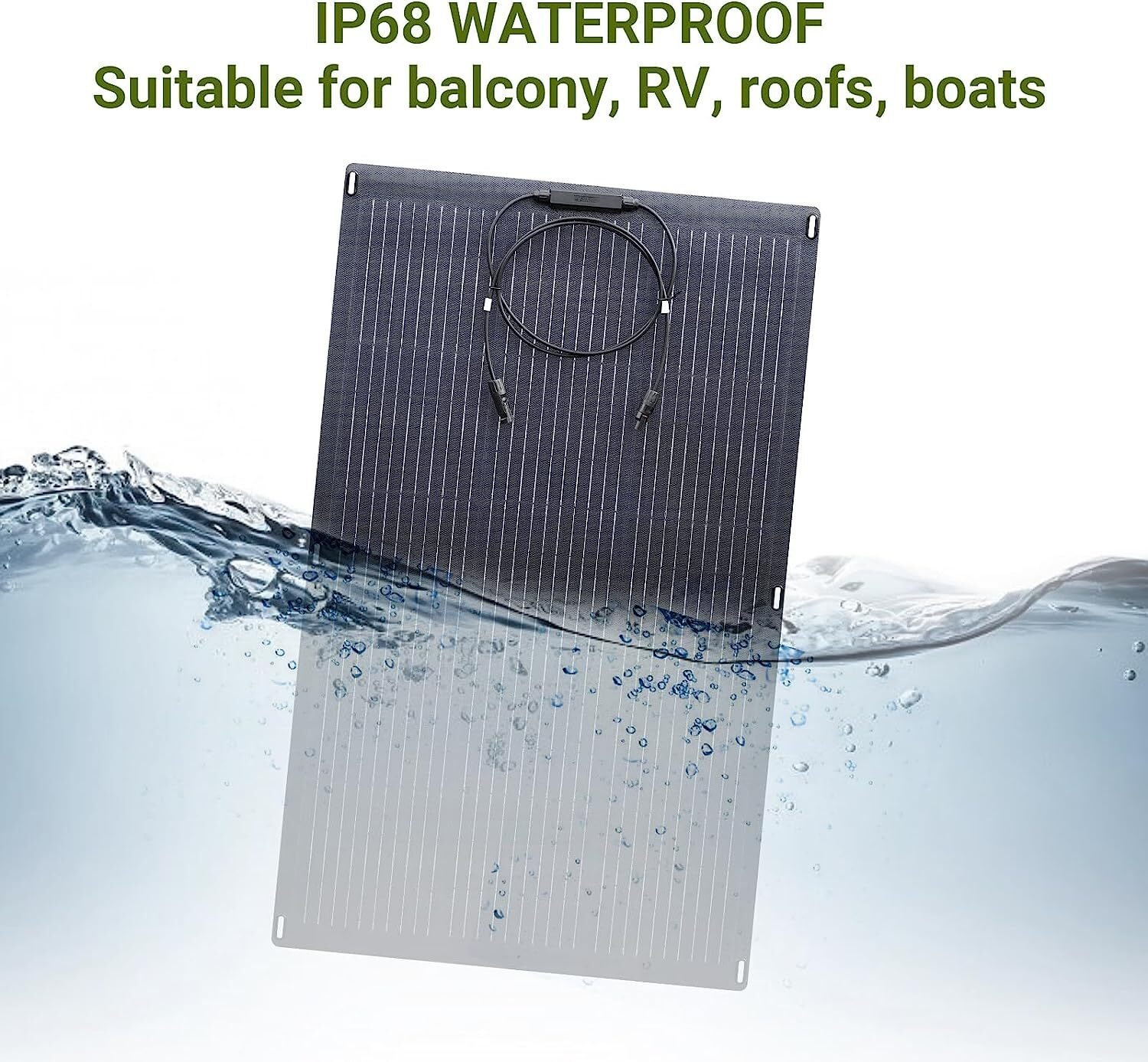 ALLPOWERS 100W Flexible Solar Panel Kits Off-Grid Monocrystalline Refurbished