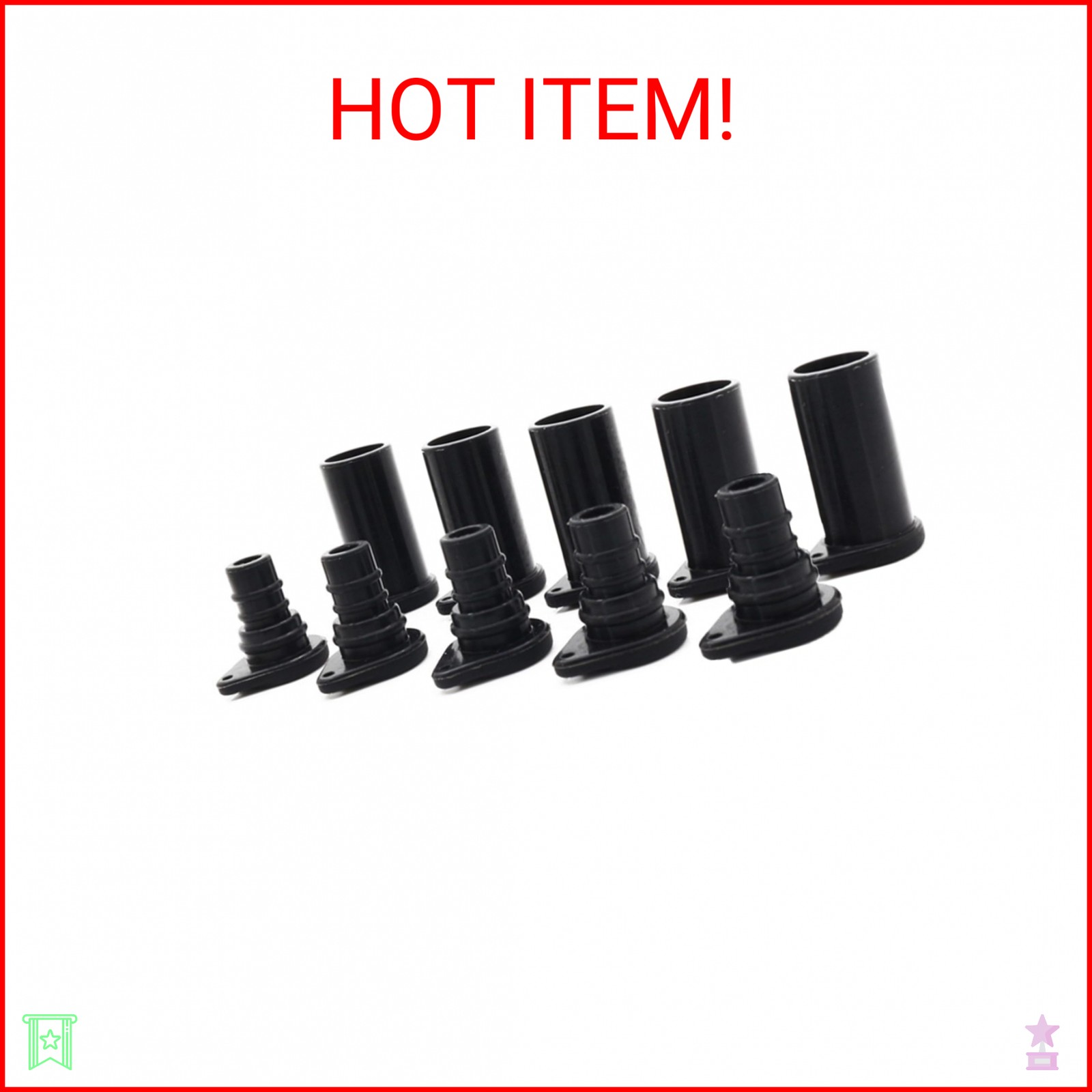 KarlKers Solar Connector Caps, IP67 Solar Panel Connector Cap Weather Resistant