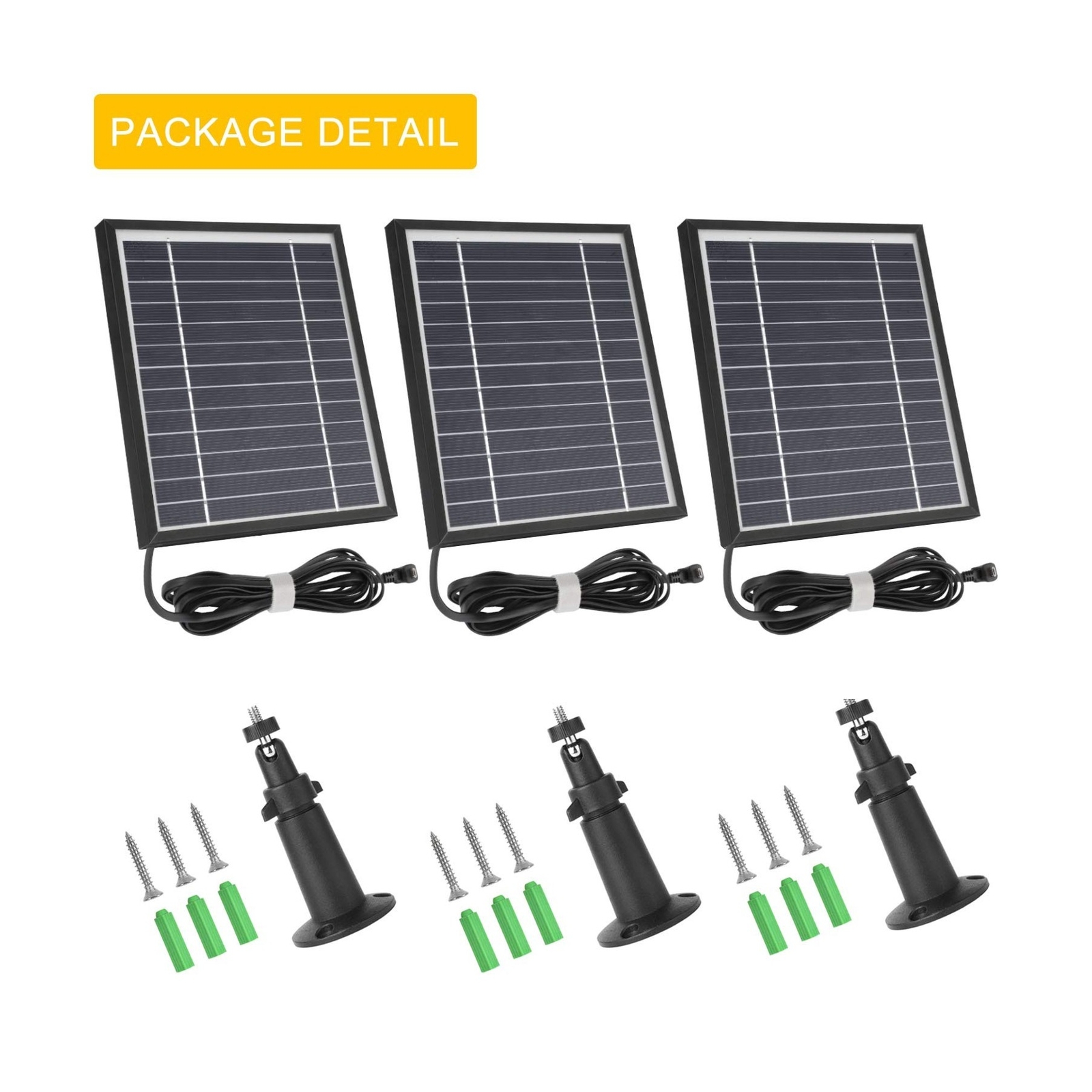 iTODOS 3 Pack Solar Panel Works for Blink Outdoor (3rd Gen) XT3 and Blink XT …