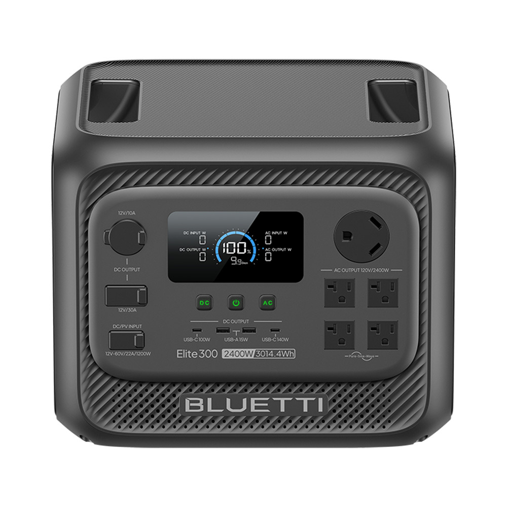 BLUETTI Elite 300 2400W 3014Wh Portable Power Station for Travelling Backup