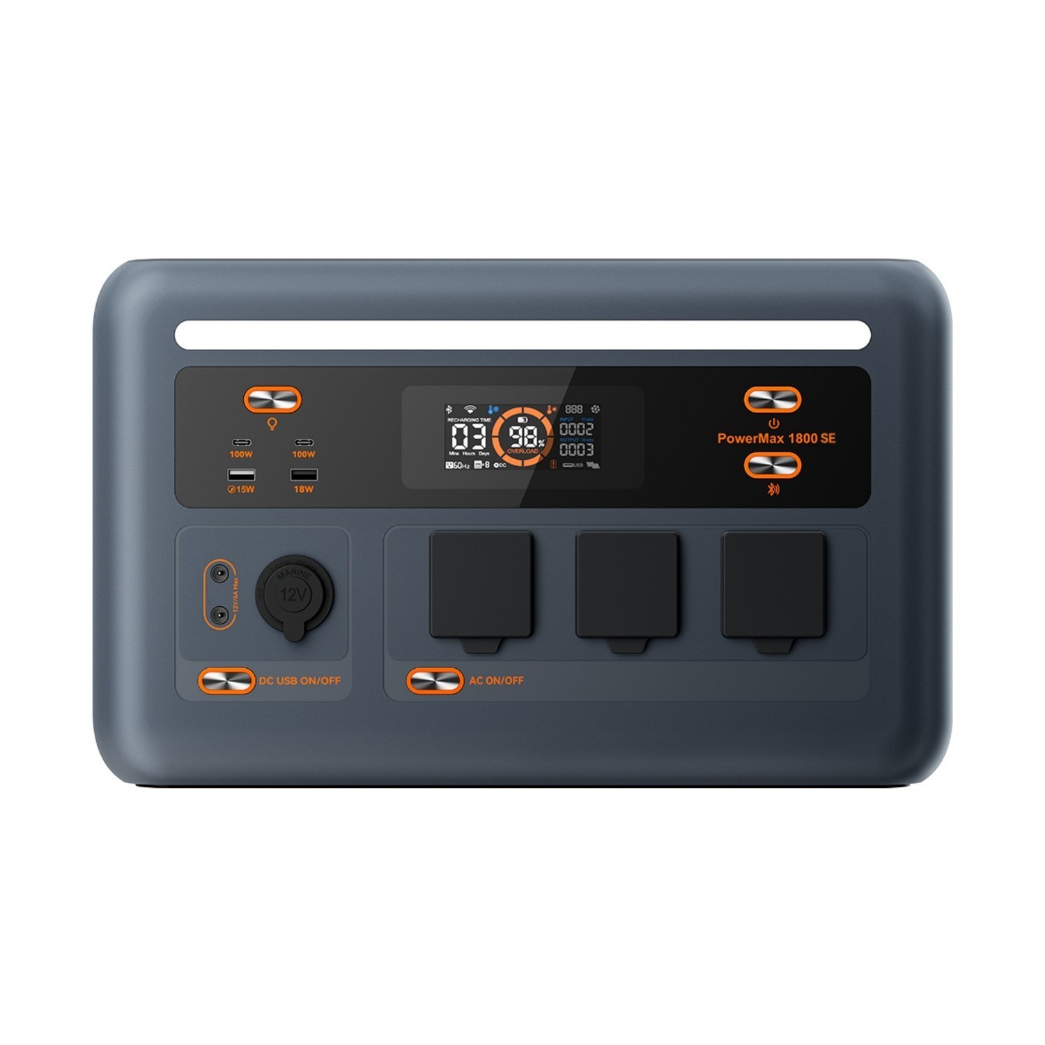 PowerMax 1800SE Tragbares Powerstation USV 200W Solarpanels 1024Wh LiFePO4 OSCAL