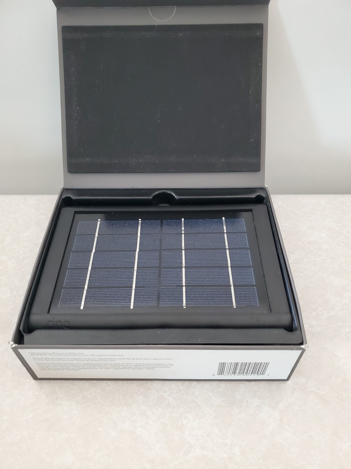 Ring Solar Panel Model: Solar Panel V2 – Black