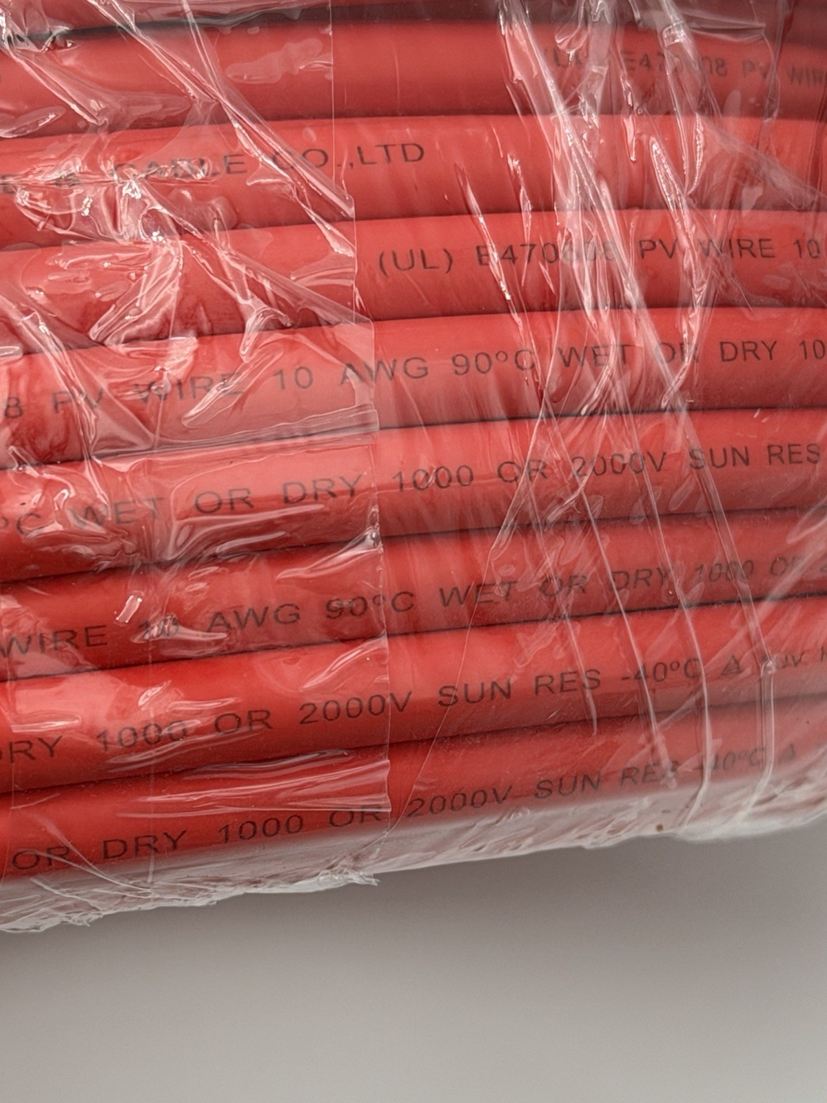 BougeRV MC4 Solar Extension Cable 10 AWG Red Black Set ~20ft RV Off Grid