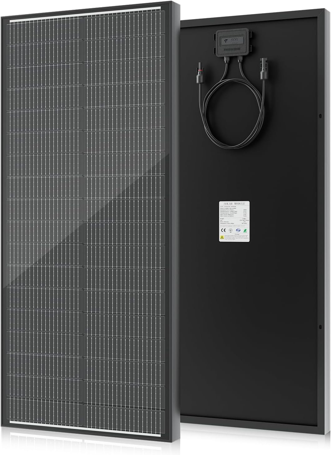 18BB 100 Watt Solar Panel, N-Type 12V 100W Solar Panel, 25% High Efficiency Mono