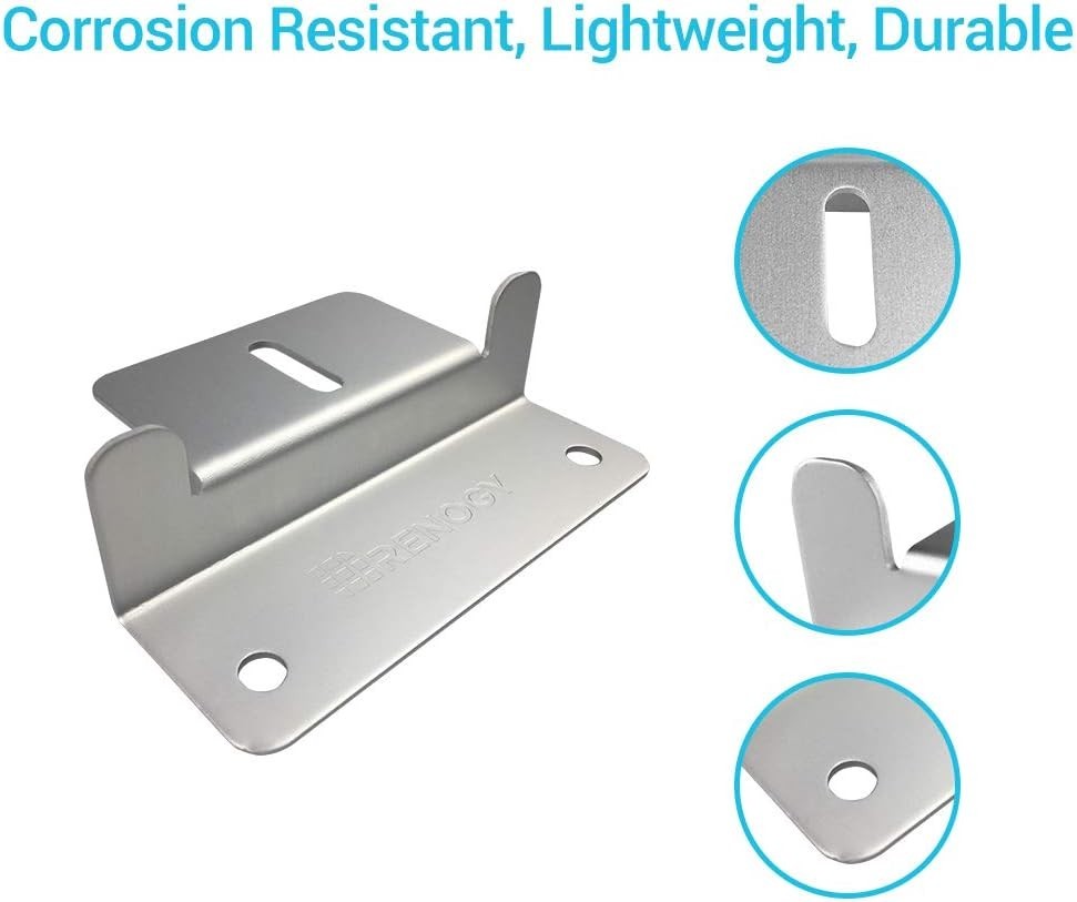 Solar Panel Mounting Z Brackets Lightweight Aluminum Corrosion-Free Construct…