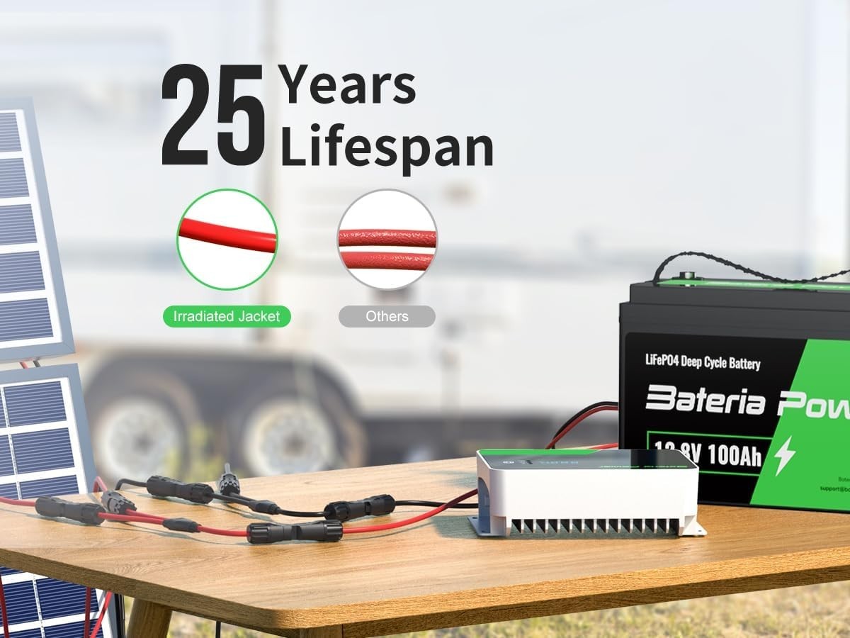 30A Solar Connectors Y-Branch Cable Pair – Fast Charging for Solar Panels