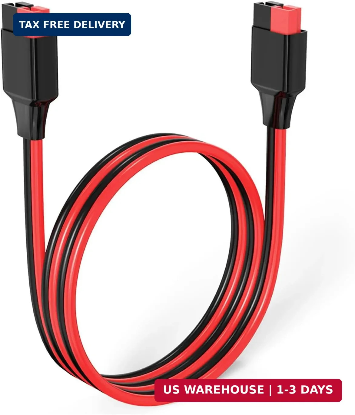 ELFCULB 10AWG 2FT Anderson Extension Cable 2 6 10 20 35 50FT Solar Extension Cab