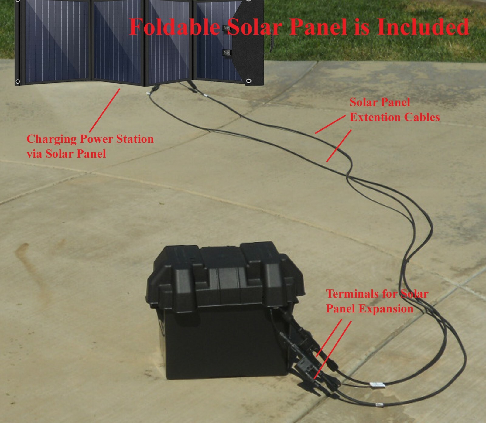 TEKTRUM PORTABLE 1500w/3000w POWER PACK STATION-FOLDABLE SOLAR PANEL-Plug-N-Play
