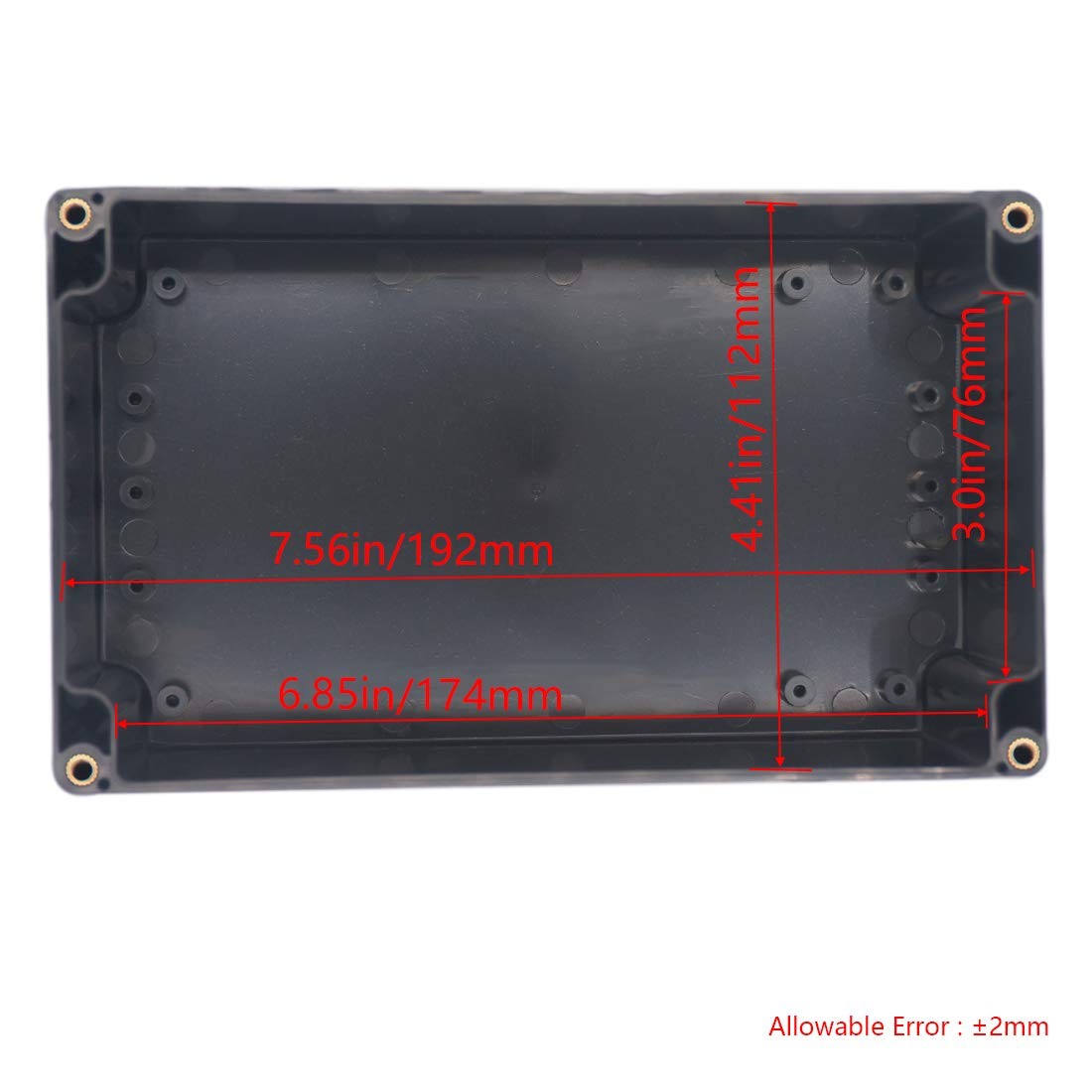 Project Box ABS Plastic Black Electrical Boxes IP65 Waterproof DIY Electronic Ju