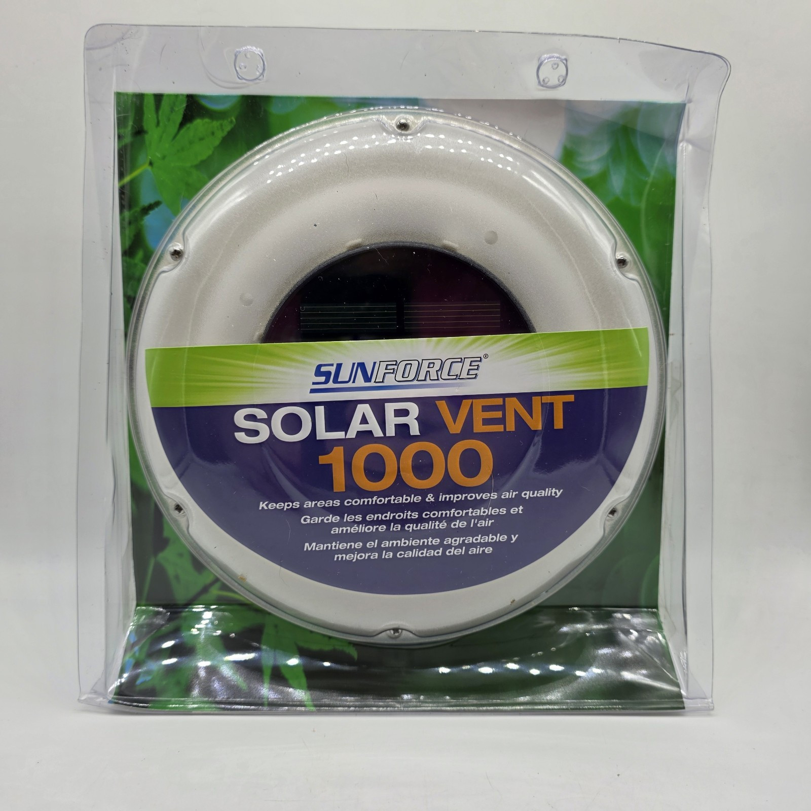 Sunforce Solar Vent 1000 For Campers Boats Greenhouse Port-a-potty Solar RV