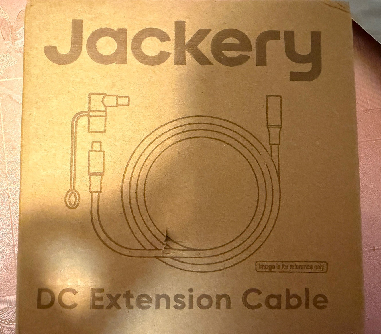 Jackery DC Extension Cable for Solar Panel 16.4 16.4-feet power cable, Black