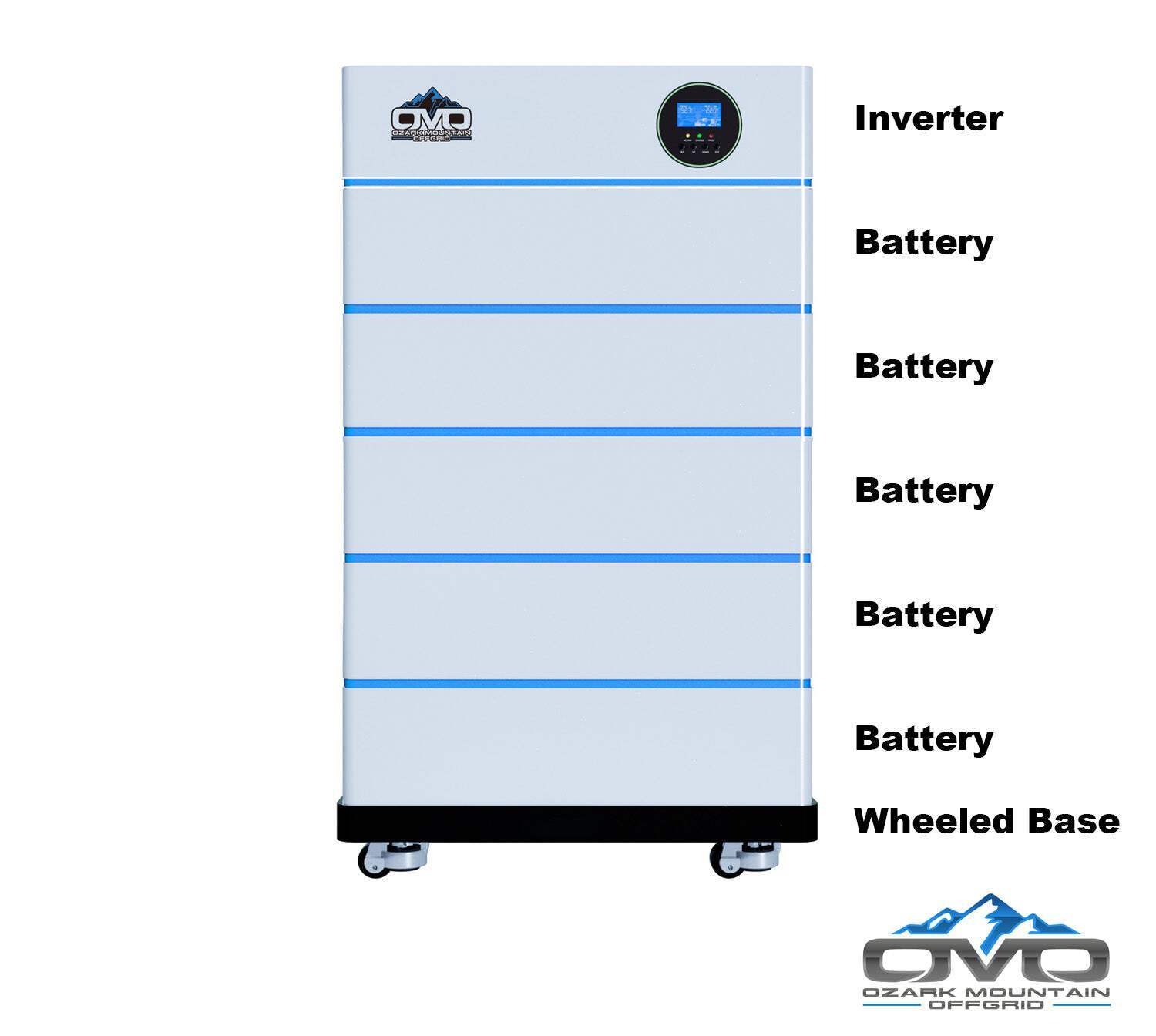 3.3KW OMO All-In-One Customizable Stacking Inverter/Battery System 5500W Inverte