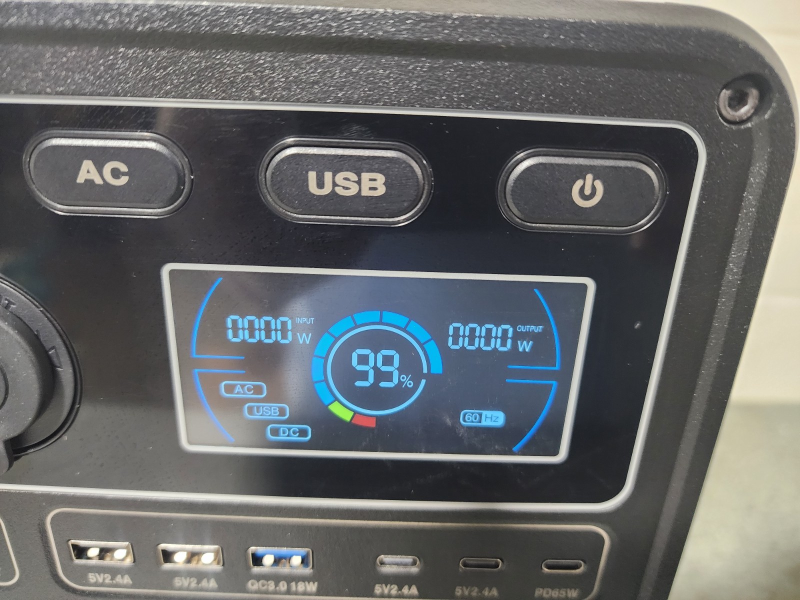 ACEMO Power Station P7 666Wh LiFePO4 with 2×700W AC Outputs & 360W