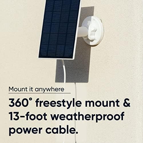 WYZE Solar Panel Compatible with Wyze Cam Outdoor v1/v2 and Battery Cam Pro