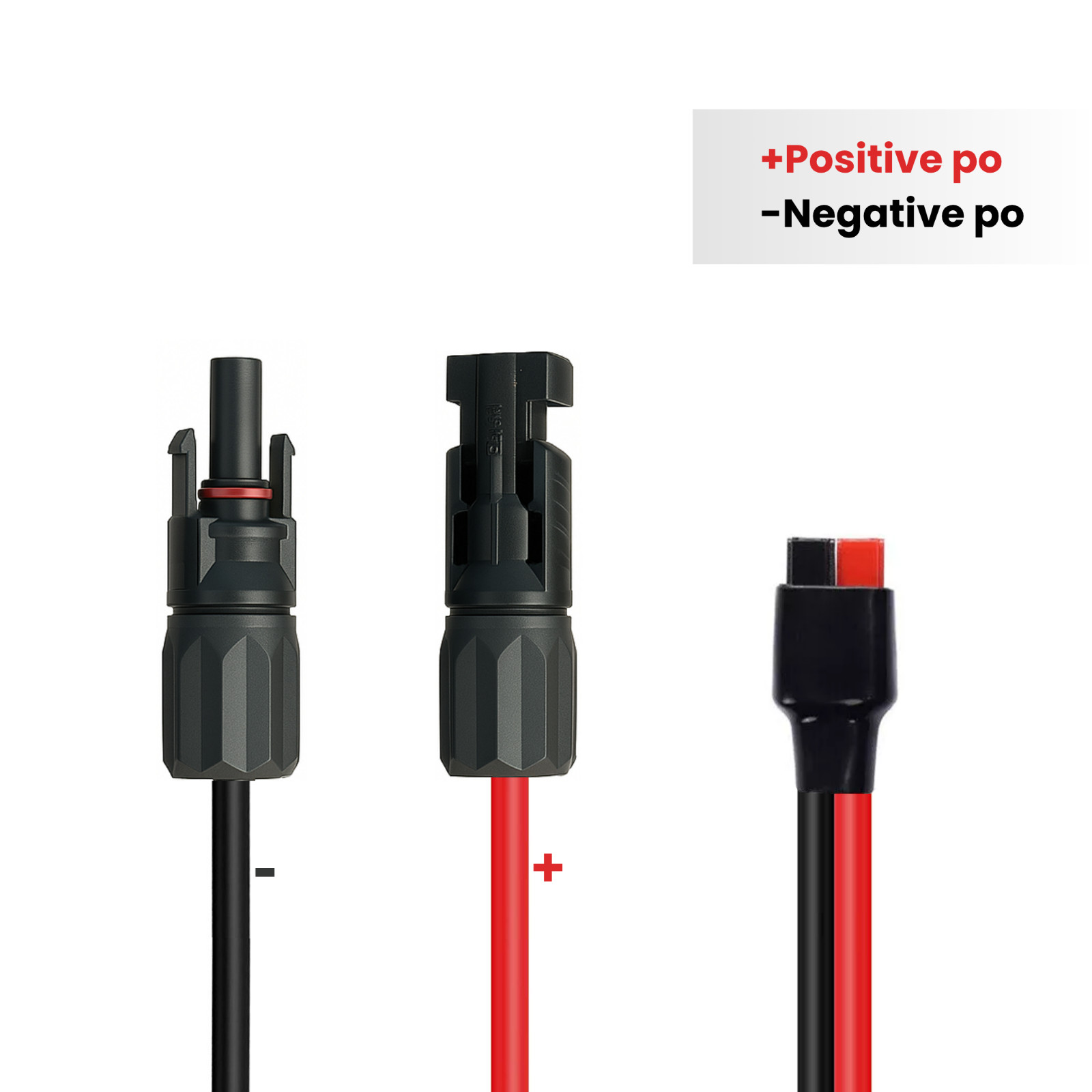 10AWG Solar Extension Cable fits Anderson Powerpole 45A to Solar Connector