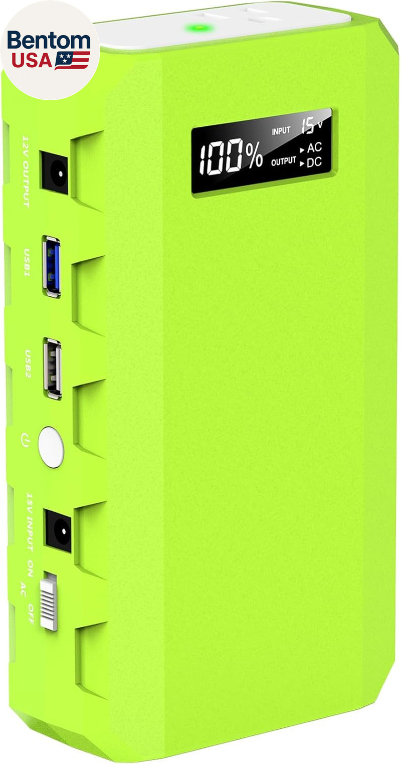 Portable Power Station with AC Outlet, 65W/110V External Battery Pack 24000Mah/8