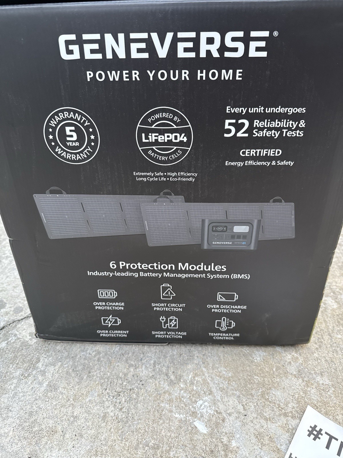 GENEVERSE (60-GVUS-SG2M2) 1210Wh Solar Generator Bundle – NEW! – FACTORY SEALED!