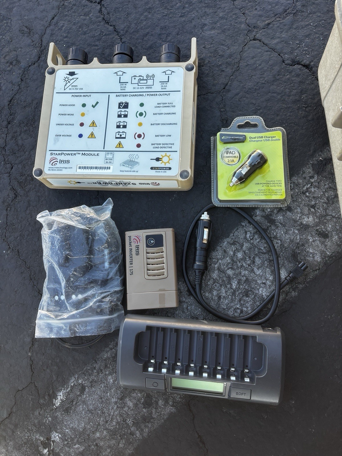 Iris Technology SPACES II Kit Portable Military Solar Energy Field Power 78535