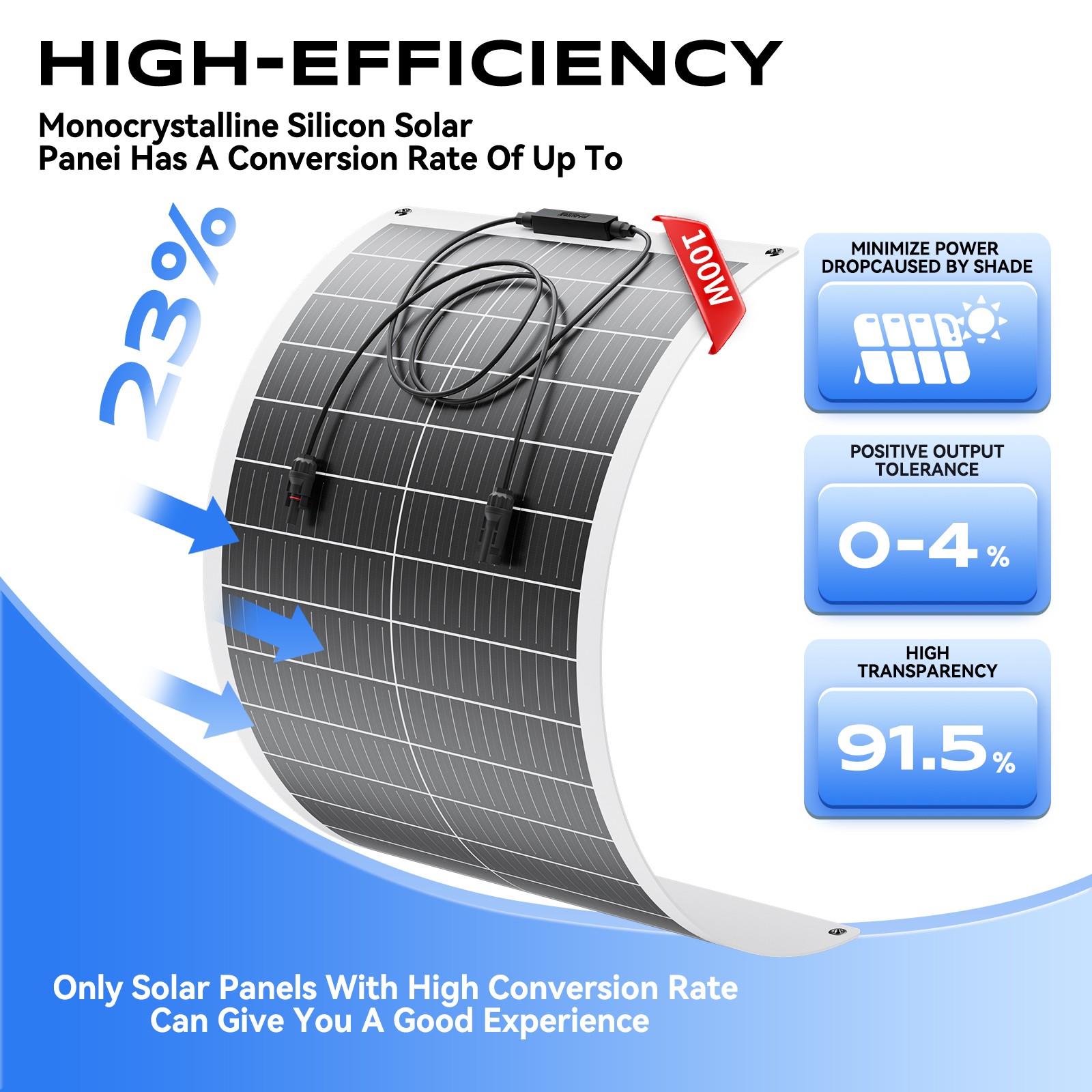 100W 200W 300W 12V Solar Panel Solar System Home Boat Charging Camp Power Carava