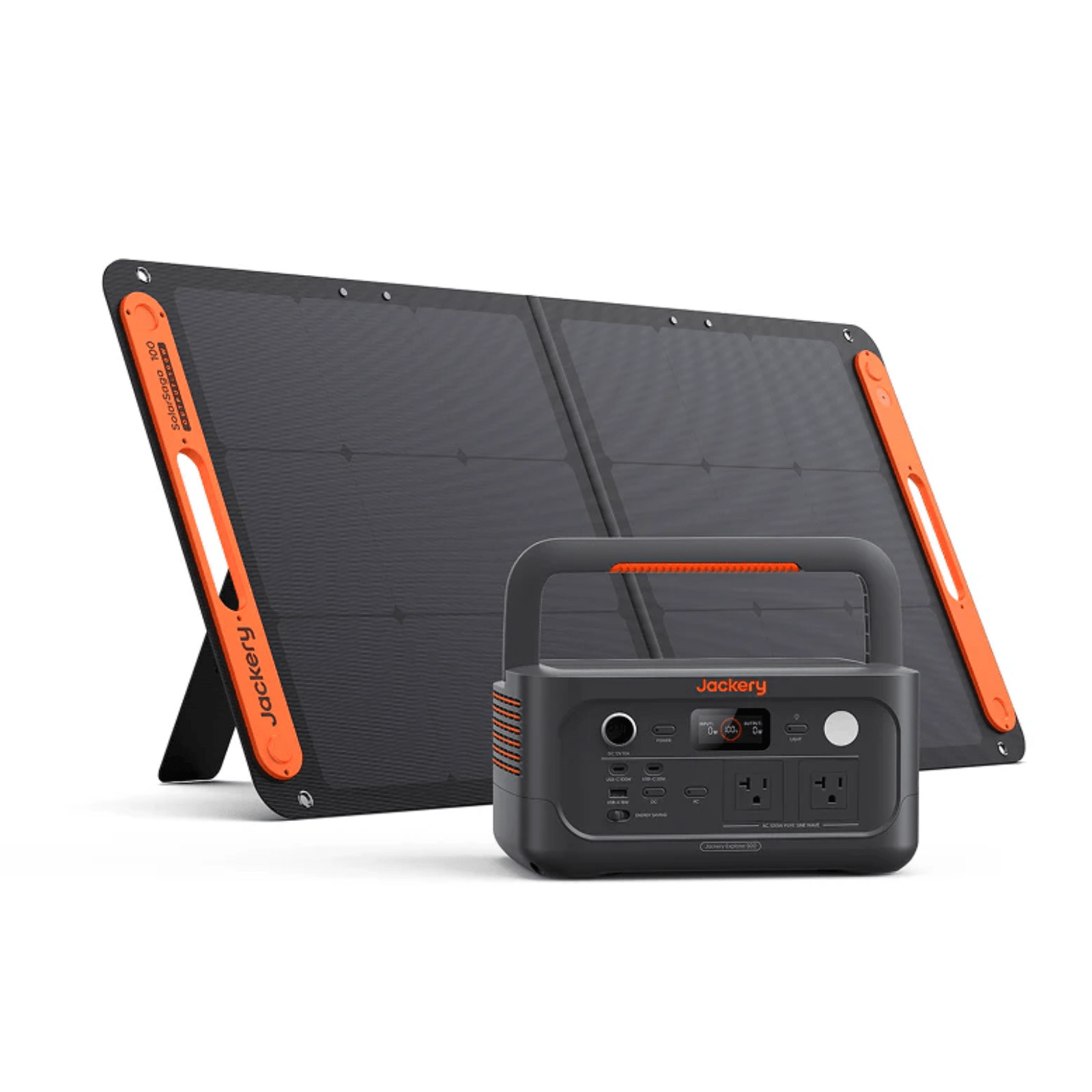 Jackery Explorer E500 V2 512Wh Portable Power Station Peak + 100W Solar Panel