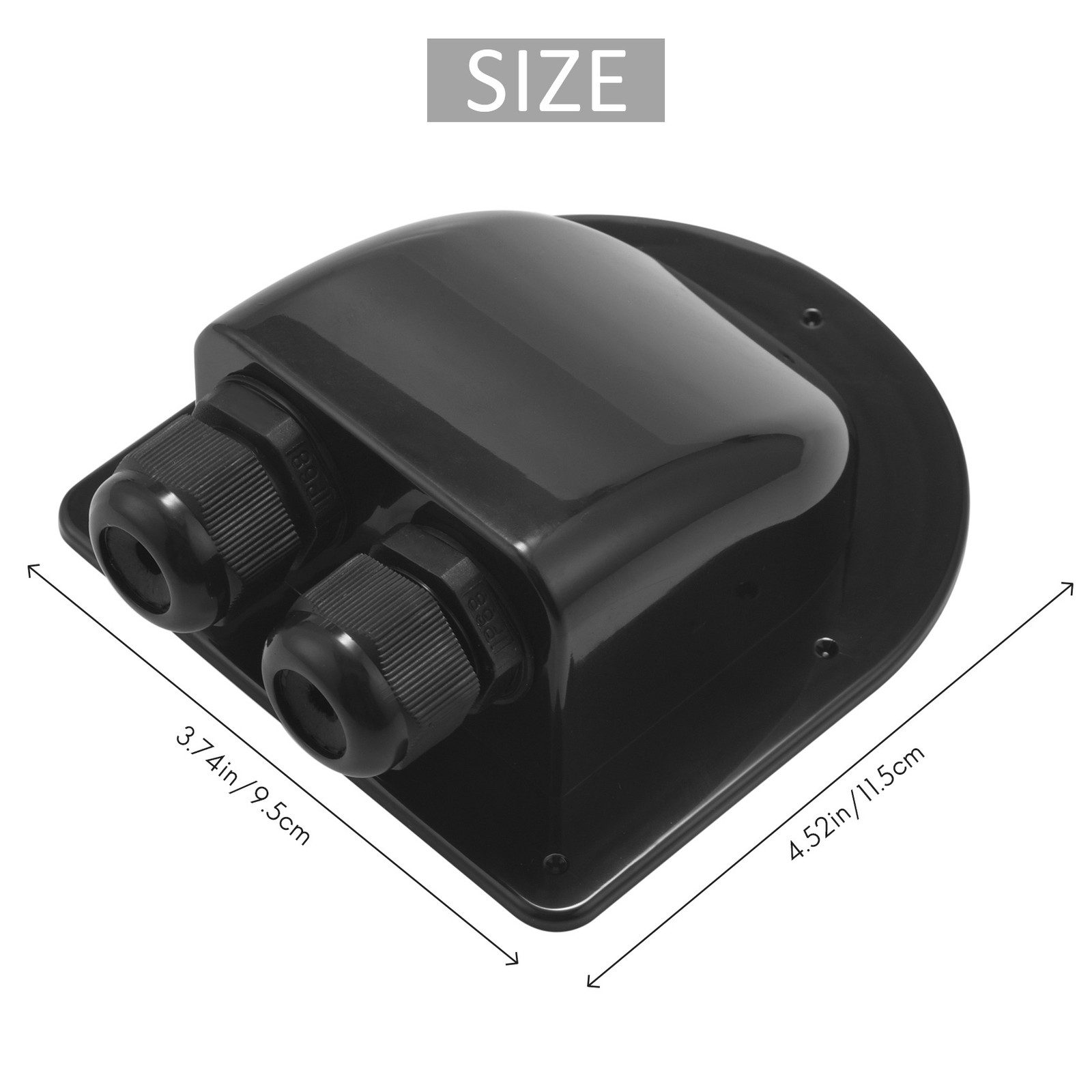 Roof Wire Entry Gland Box Solar Panel Cable Motorhome Caravan Boat-B L1K93137