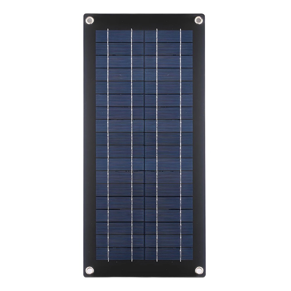 60W 18V Solar Panel Charger for Car RV Van Boat with Dual 5V USB Outputs