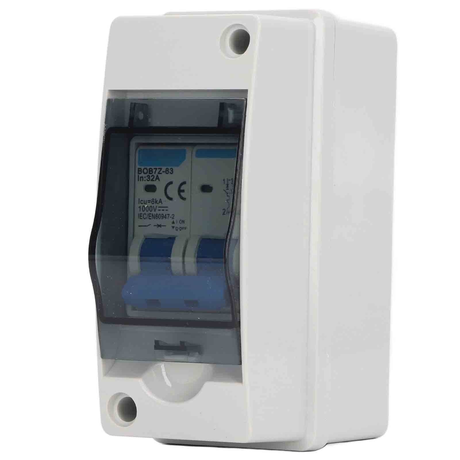 PV DC Circuit Breaker, 32A 6KA IP65 DC Isolator Switch DC Miniature Circuit B…