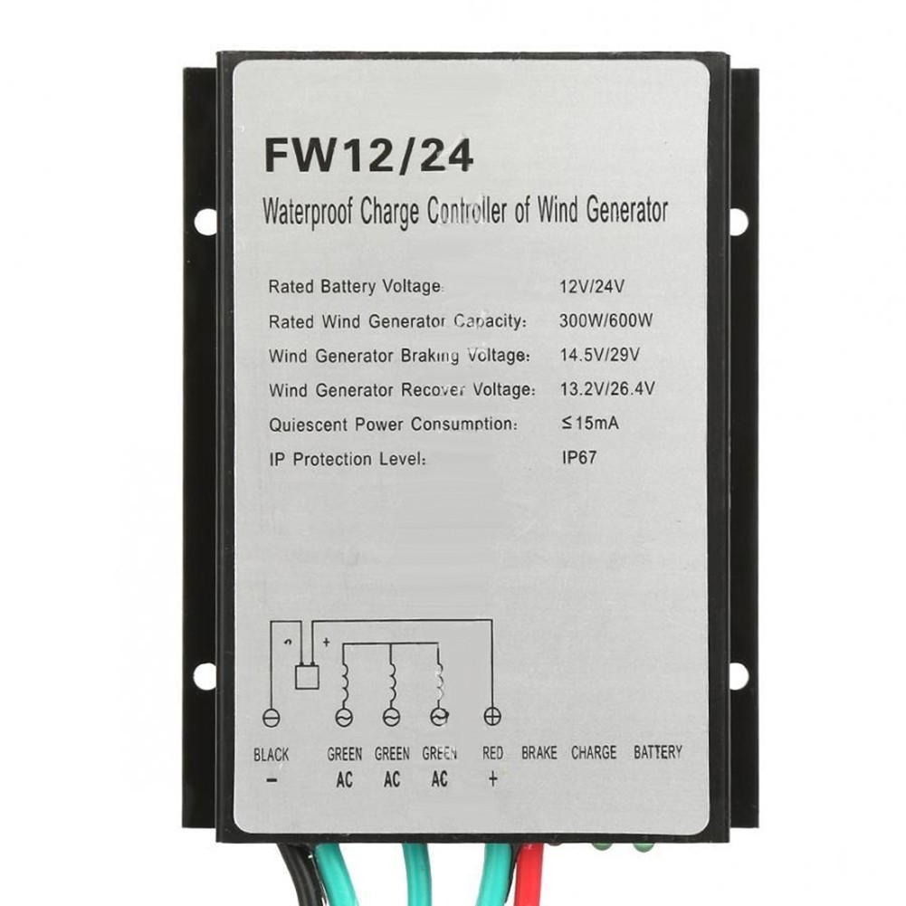 Efficient 600W Wind Turbine Charge Controller for Solar and Wind Energy