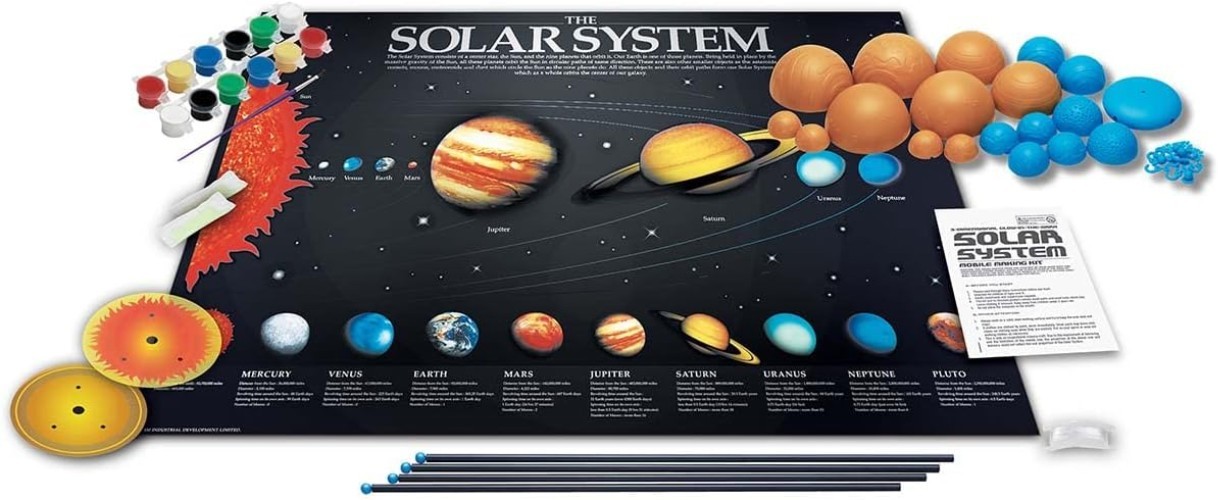 3D Glow-in-the-Dark Solar System Mobile Making Kit – DIY Science Astronomy Le…