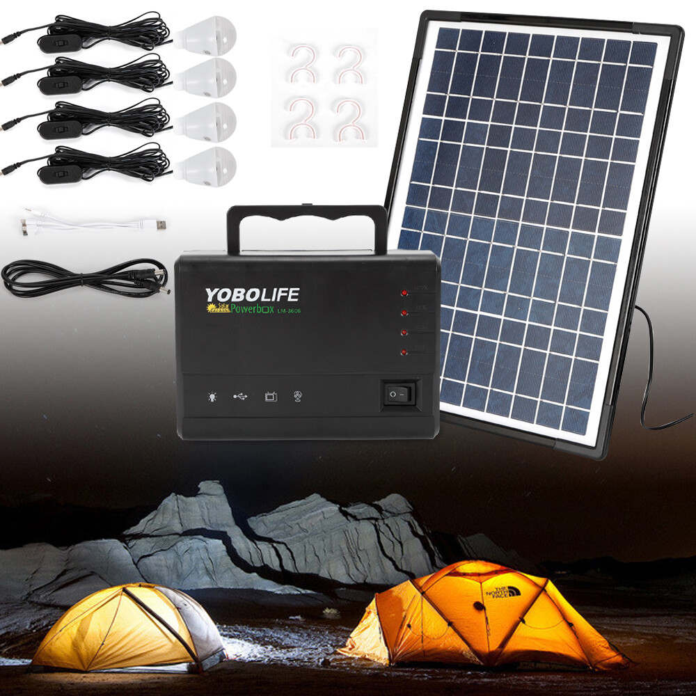 Portable Solar Generator Portable Power Station for Home Use RV Outdoor Camping