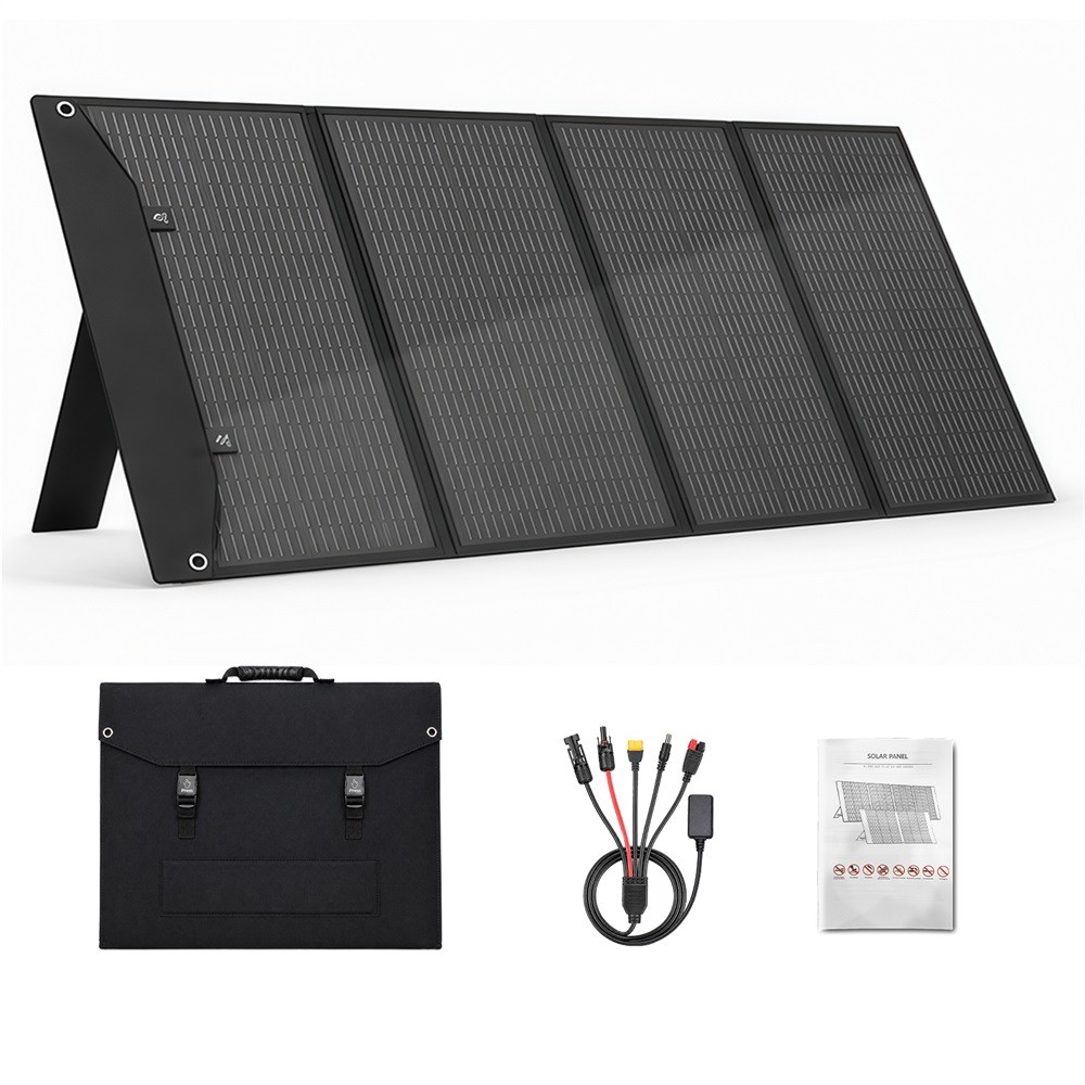 200W Portable Folding Solar Panel Charger Power Station IPX4 for RV Camping Home