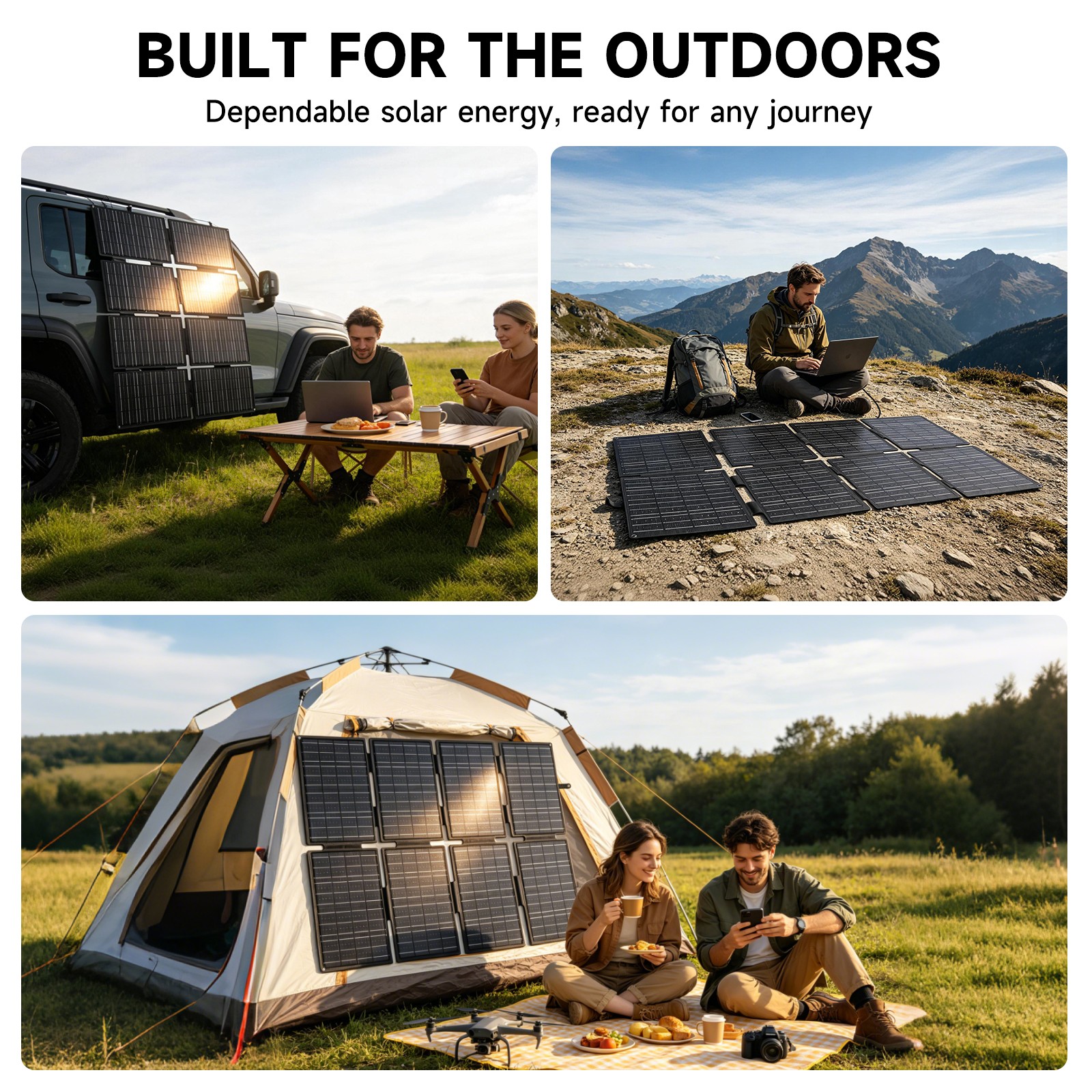 ALLPOWERS SOLAX SE160 160W Foldable Solar Panel Solar Charger for Outdoor Camp