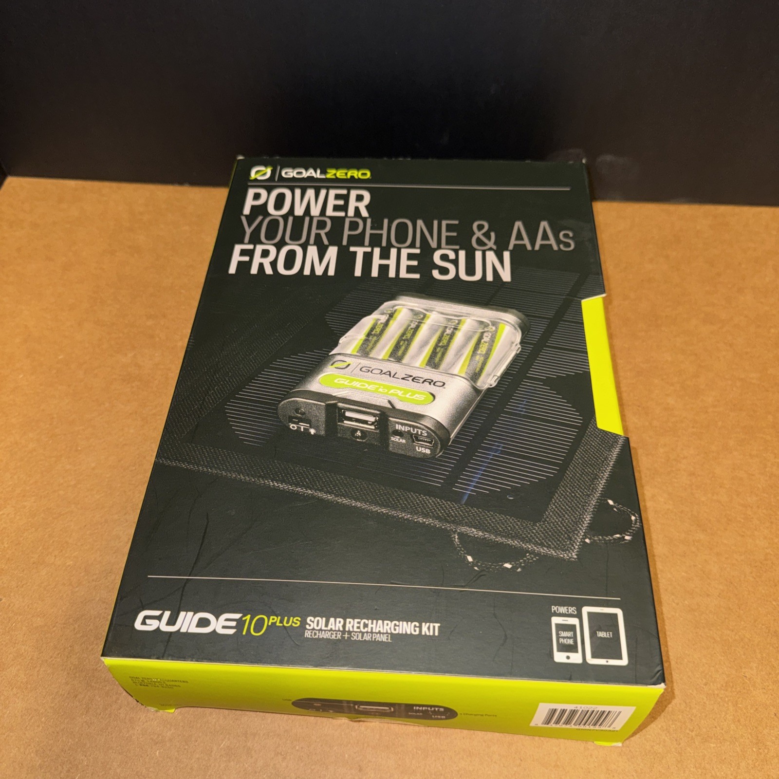 Goal Zero Guide 10 Plus Ultra-Light Solar Kit Foldable 5V USB Monocrystal