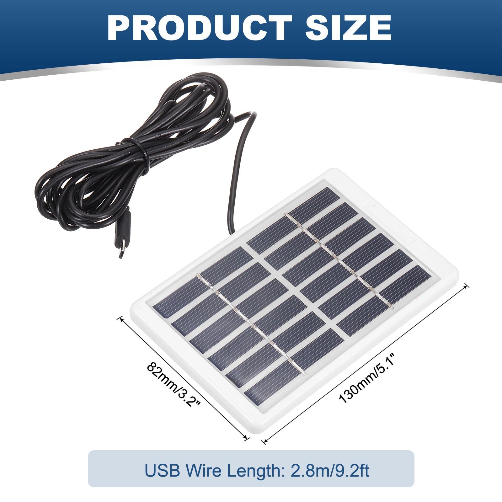 6V 0.2A 1.2W Mini Solar Panels USB Polycrystalline Solar Panel Cell Charger