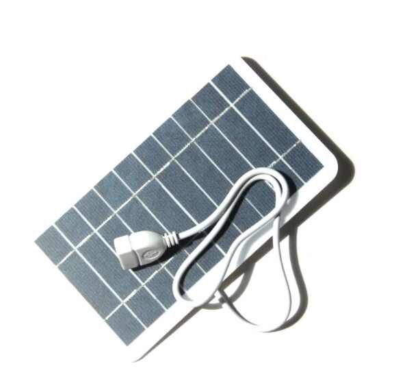 2W 5V solar charging panel solar outdoor mobile phone power bank charger