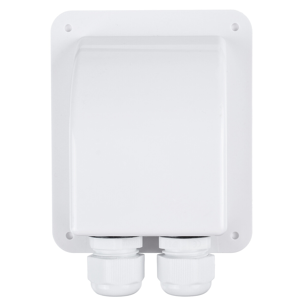 2Pcs Double Wire Cable Entry Gland Box Roof Solar Panel Junction Box RV Caravan